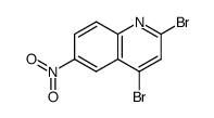 2,4-dibromo-6-nitroquinoline Structure