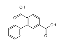 2,5-biphenyldicarboxylic acid Structure