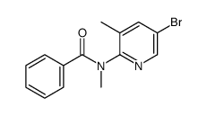 N-(5-溴-3-甲基吡啶-2-基)-n-甲基苯甲酰胺结构式