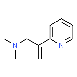 2-Pyridineethanamine,N,N-dimethyl-beta-methylene-(9CI) Structure