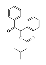 (2-oxo-1,2-diphenylethyl) 3-methylbutanoate Structure