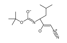 Boc-L-Leu-CHN2 Structure