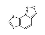 (9CI)-噻唑并[4,5-g]-2,1-苯异噁唑结构式