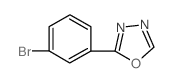 2-(3-bromophenyl)-1,3,4-oxadiazole Structure