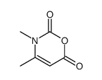 3,4-dimethyl-3H-[1,3]oxazine-2,6-dione结构式