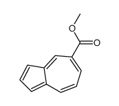 5-Azulenecarboxylic acid methyl ester Structure