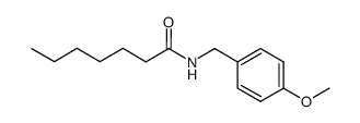 N-(4-methoxybenzyl)heptanamide Structure