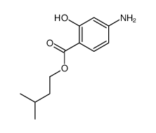 3-methylbutyl 4-amino-2-hydroxybenzoate Structure