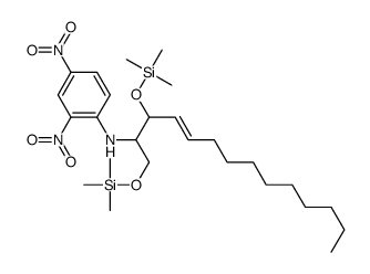 2,4-Dinitro-N-[(1S,2R,E)-1-[[(trimethylsilyl)oxy]methyl]-2-[(trimethylsilyl)oxy]-3-tridecenyl]benzenamine结构式
