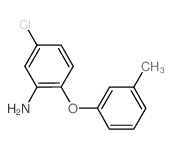 5-氯-2-(3-甲基苯氧基)苯胺结构式