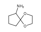 1,4-dioxa-spiro[4.4]non-6-ylamine结构式
