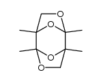 2,7,3,6-Diepoxy-2,3,6,7-tetramethyl-1,5-dioxolan Structure