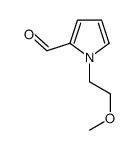 1H-Pyrrole-2-carboxaldehyde, 1-(2-methoxyethyl)- (9CI)结构式