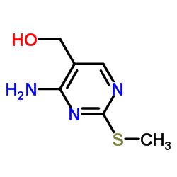 4-Amino-5-hydroxymethyl-2-(methylthio)pyrimidine Structure