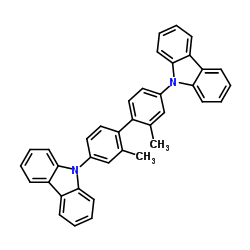 4,4'-双(9H-咔唑-9-基)-2,2'-二甲基联苯结构式