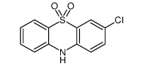 3-chloro-10H-phenothiazine 5,5-dioxide结构式