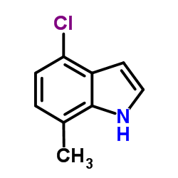 4-Chloro-7-methyl-1H-indole structure