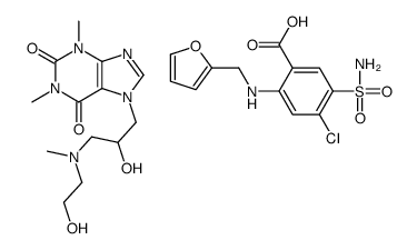 Fursemide xanthinol salt Structure