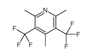2,4,6-trimethyl-3,5-bis(trifluoromethyl)pyridine结构式