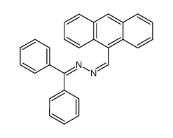 benzophenone-9-anthraldehyde azine Structure