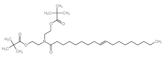2-[2-(2,2-dimethylpropanoyloxy)ethyl-[(E)-octadec-9-enoyl]amino]ethyl 2,2-dimethylpropanoate结构式