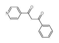 1-phenyl-3-pyridin-4-yl-propane-1,3-dione结构式