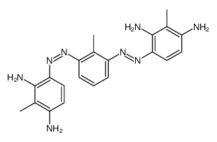 3,3'-[(2-methyl-m-phenylene)bis(azo)]bistoluene-2,6-diamine Structure