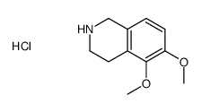 5,6-dimethoxy-1,2,3,4-tetrahydroisoquinolin-2-ium,chloride结构式