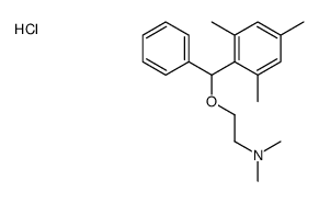 dimethyl-[2-[phenyl-(2,4,6-trimethylphenyl)methoxy]ethyl]azanium,chloride结构式