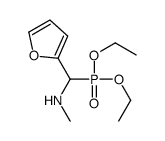1-diethoxyphosphoryl-1-(furan-2-yl)-N-methylmethanamine Structure