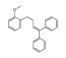 1-(4,4-diphenylbut-3-enyl)-2-methoxybenzene结构式