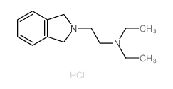 2-(1,3-dihydroisoindol-2-yl)-N,N-diethyl-ethanamine结构式
