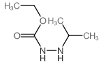 Hydrazinecarboxylicacid, 2-(1-methylethyl)-, ethyl ester Structure