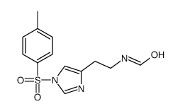 N-[2-[1-(4-methylphenyl)sulfonylimidazol-4-yl]ethyl]formamide结构式