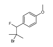1-(2-bromo-1-fluoro-2-methylpropyl)-4-methoxybenzene Structure