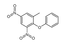1-methyl-3,5-dinitro-2-phenoxybenzene Structure