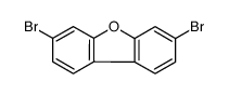 3,7-二溴二苯并[b,d]呋喃结构式