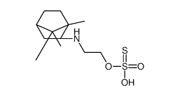 2-(2-Bornylamino)ethanethiol sulfate Structure