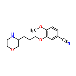 3-(3-Morpholinylpropoxy)-4-methoxybenzonitrile Structure