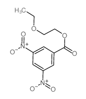 Ethanol, 2-ethoxy-,1-(3,5-dinitrobenzoate) Structure