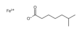 isooctanoic acid, iron salt structure