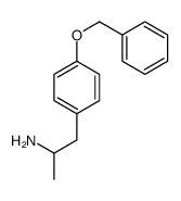 1-(4-phenylmethoxyphenyl)propan-2-amine结构式