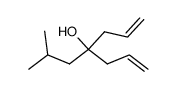4-(2'-methylpropyl)-1,6-heptadien-4-ol结构式