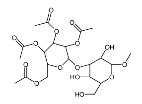 Methyl 3-O-(2’,3’,4’,6’-O-Tetraacetyl-α-D-mannopyranosyl)-α-D-mannopyranoside Structure
