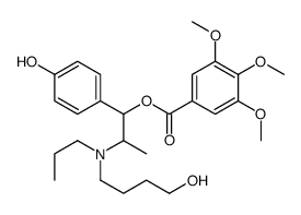 4-[[2-Hydroxy-2-(4-hydroxyphenyl)-1-methylethyl]propylamino]butyl=3,4,5-trimethoxybenzoate结构式