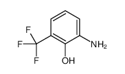 2-氨基-6-(三氟甲基)苯酚结构式