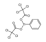 phenylthallium(III) bis(trichloroacetate) Structure