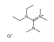 N,N,N′,N′-Tetramethyl-N′′,N′′-diethylguanidinium chloride结构式