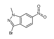 3-溴-1-甲基-6-硝基-1H-吲唑结构式
