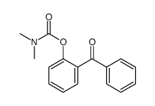 (2-benzoylphenyl) N,N-dimethylcarbamate结构式